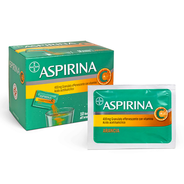 Aspirina 400 mg granulato effervescente con vitamina c