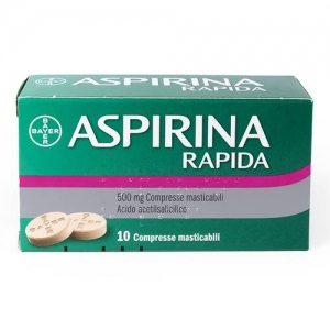 Aspirina rapida 500 mg compresse masticabili
