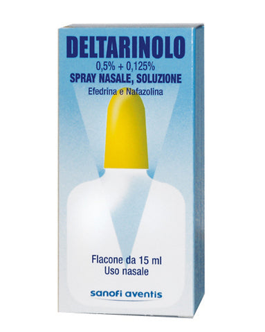 Deltarinolo 5 mg/ml + 1,25 mg/ml spray nasale, soluzione