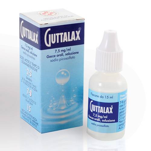 Guttalax 7,5 mg/ml gocce orali, soluzione