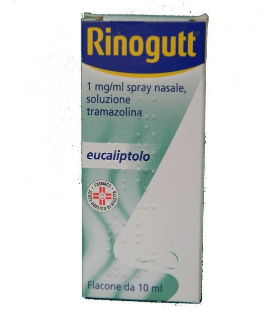 Rinogutt 1 mg/ml spray nasale, soluzione con eucaliptolo - flacone da 10 ml
