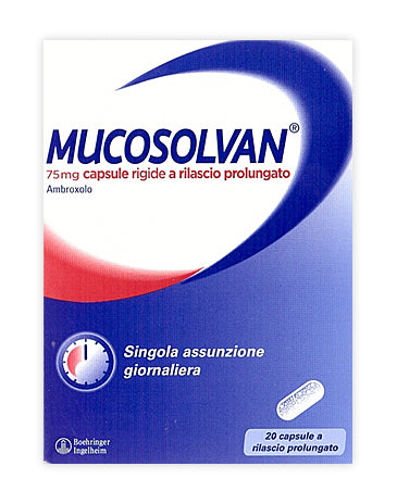 Mucosolvan 75 mg capsule rigide a rilascio prolungato