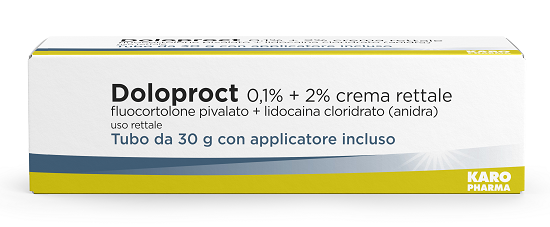 Doloproct 0,1% + 2% crema rettale