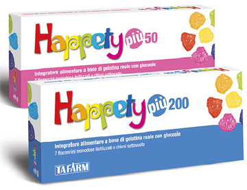 Happety piu 200 7 flaconcini 200 mg