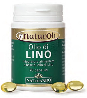 I naturoli olio di lino 70 capsule