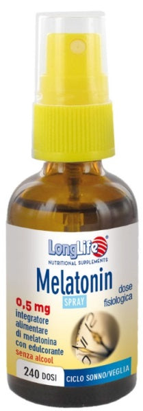 Longlife melatonin spray 0,5mg 30 ml